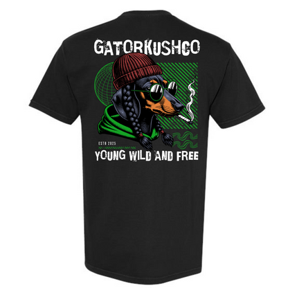 Young Wild & Free Black T-Shirt
